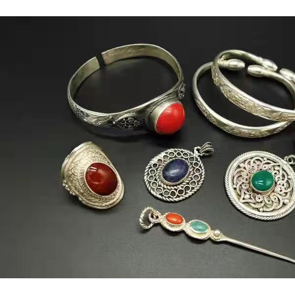 Keyou Middle Banner Wujiaofeng silver jewelry