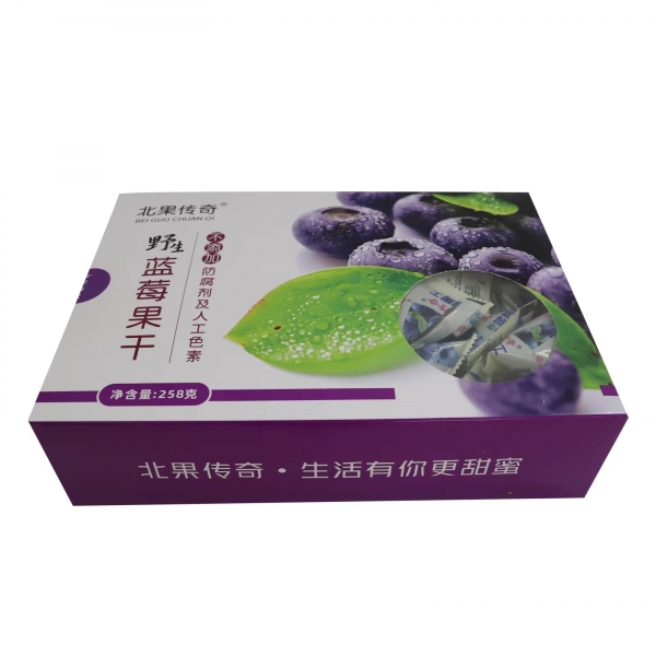 Dried wild blueberry fruit can be used as food